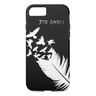 The Raven, Black and White Case-Mate iPhone Case