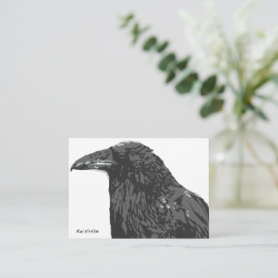 The Raven Bookmarks Card