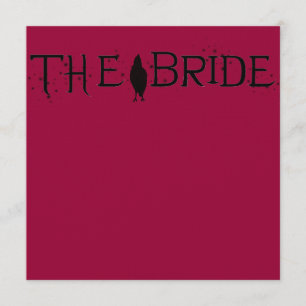 The Raven Bride Invitation
