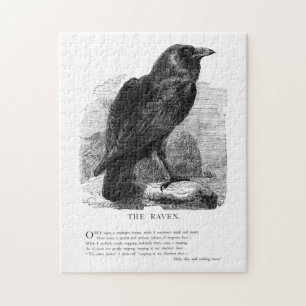The Raven by Edgar Allen Poe Jigsaw Puzzle