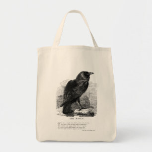 The Raven by Edgar Allen Poe Tote Bag