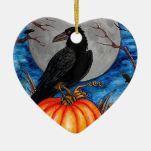 The Raven Ceramic Ornament