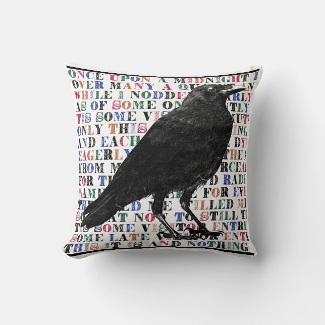 The Raven Cushion (Front)