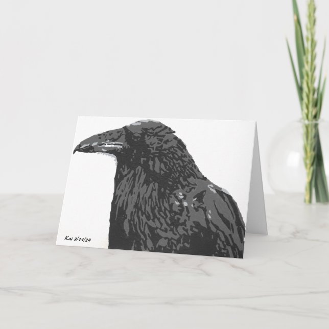 The Raven Folded Cards (Front)