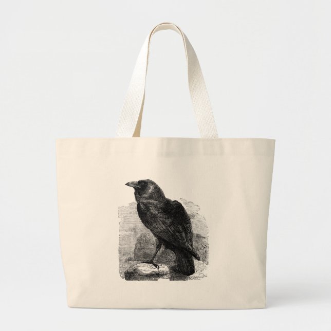 The Raven Large Tote Bag (Front)