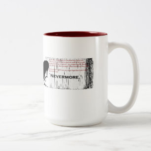 The Raven- Nevermore red Mug