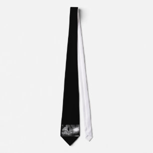 The Raven - Nevermore Sunbeams & Tree B&W Tie