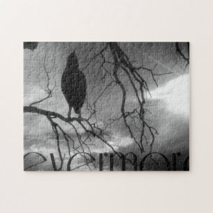 The Raven - Nevermore Sunbeams Tree Jigsaw Puzzle