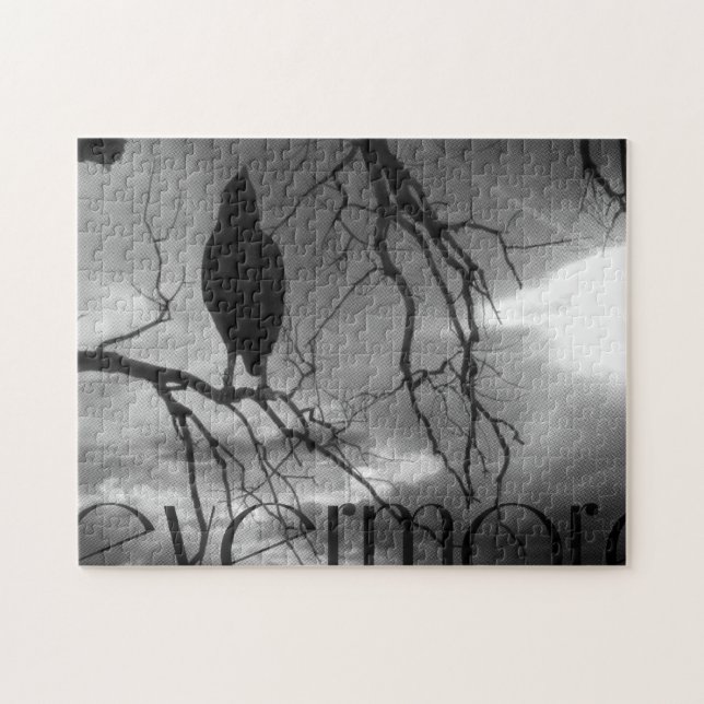 The Raven - Nevermore Sunbeams Tree Jigsaw Puzzle (Horizontal)