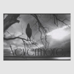 The Raven - Nevermore Sunbeams Tree Tissue Paper