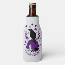 The Raven of Autumn – Gothic Harvest Bottle Cooler