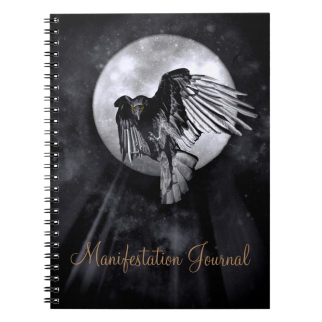 The Raven or Crow Manifestation Journal (Front)