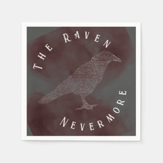 The Raven Poem Napkin