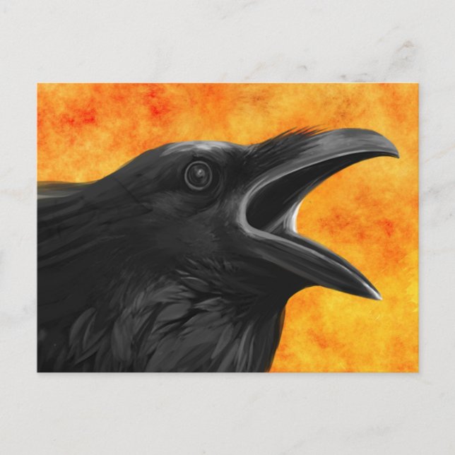 The raven postcard (Front)