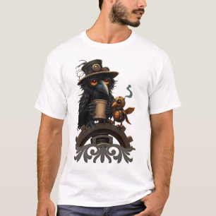 The raven powered by Coffee T-Shirt