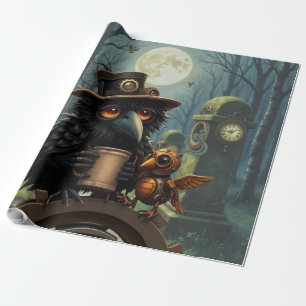 The raven powered by Coffee Wrapping Paper