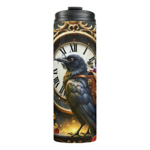 The Raven’s Clockwork Delivery Thermal Tumbler