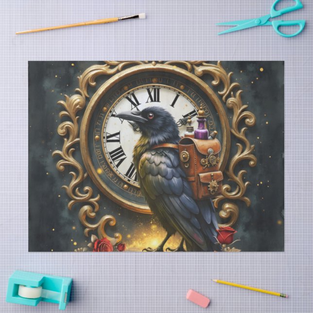 The Raven’s Clockwork Delivery Tissue Paper (Craft)