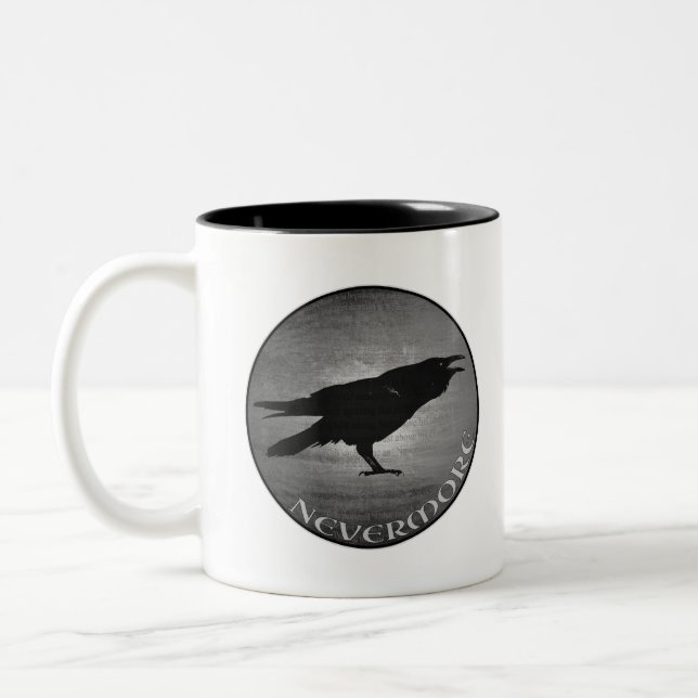 The Raven Two-Tone Coffee Mug (Left)
