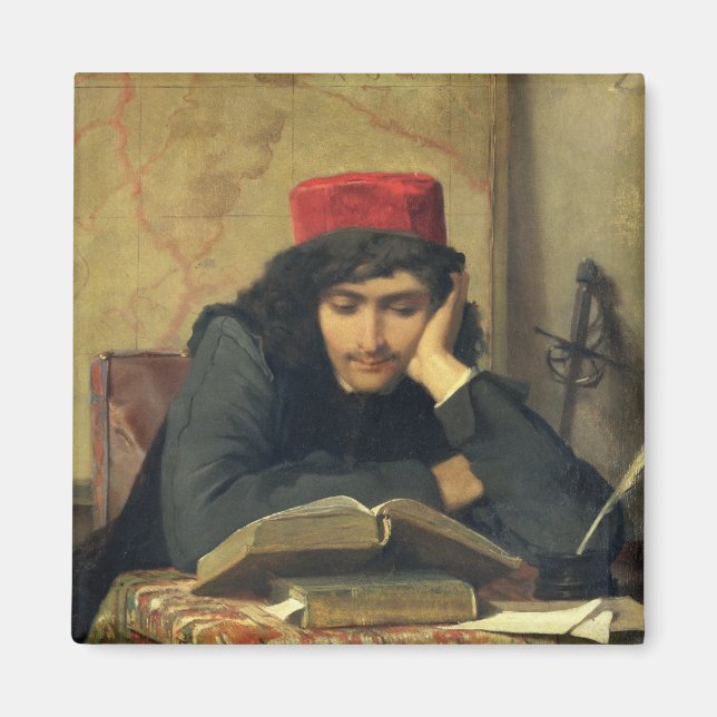 The Reader, 1856 Magnet (Front)