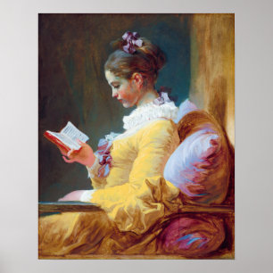The Reader by Jean-Honoré Fragonard Poster