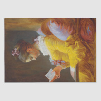 The Reader by Jean-Honore Fragonard Tissue Paper
