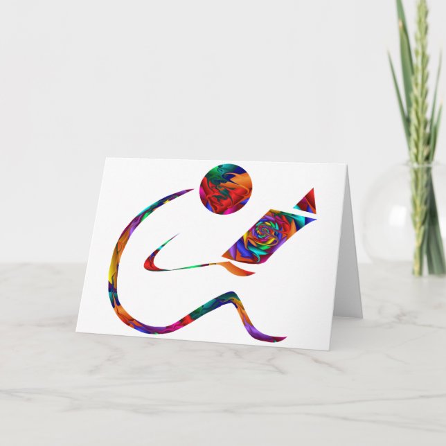 The Reader - Fantasy Blank Card (Front)