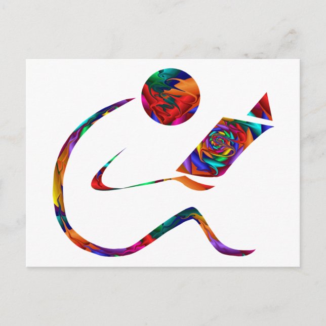 The Reader - Fantasy Postcard (Front)