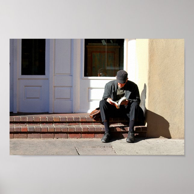 The Reader in Santa Fe Poster (Front)