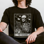 The Reader Skeleton Reading Booklover Halloween T-Shirt<br><div class="desc">Unleash your inner bookworm with this hauntingly charming Tarot card-style skeleton reading tee! Perfect for Halloween parties,  book clubs,  or as a quirky gift for the reader in your life!</div>
