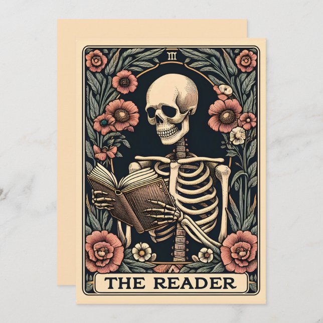 The Reader Tarot Card (Front/Back)
