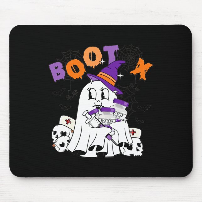 The Reader Tarot Card Skeleton Reading Book Bookwo Mouse Pad (Front)