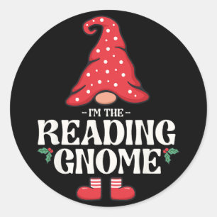 The Reading Gnome Fun Family Matching Group Christ Classic Round Sticker
