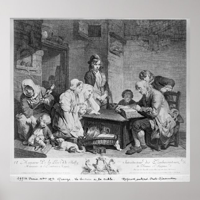 The Reading of the Bible Poster (Front)