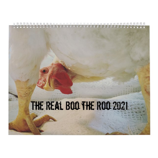The Real Boo the Roo 2021 large calendar (Cover)