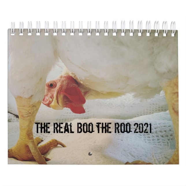 The Real Boo the Roo 2021 small calendar (Cover)