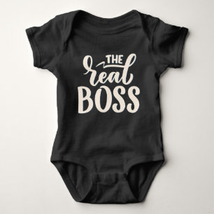 The Real Boss (The Boss) Matching Mummy & Me Baby Bodysuit