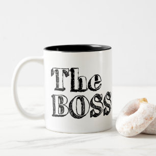 The Real Boss Two-Tone Coffee Mug