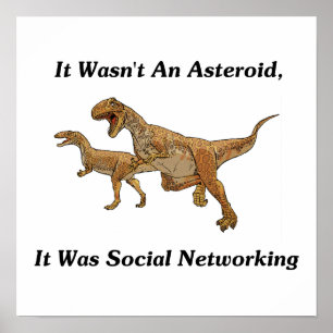 The Real Cause Of Dinosaur Extinction Poster