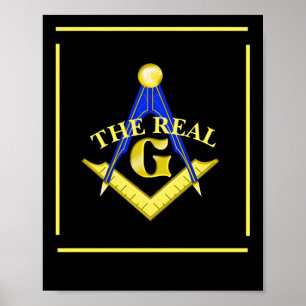The Real G Masonic Poster