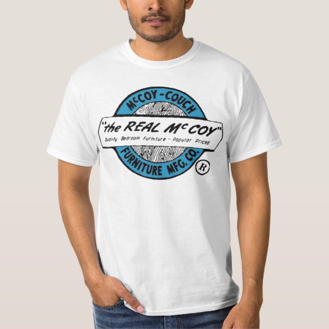"The Real McCoy" ( McCoy - Couch MFG. CO. ) T-Shirt (Front)
