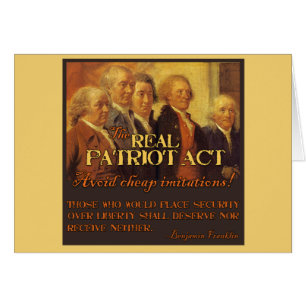 The Real Patriot Act, The Founding Fathers