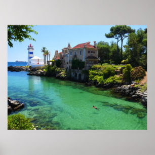 The Real Portugal- Cooling off in Cascais Poster