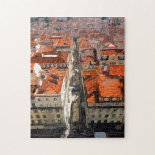 The Real Portugal- Lisbon painting Jigsaw Puzzle
