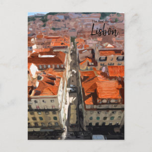 The Real Portugal- Lisbon Vintage Travel Postcard