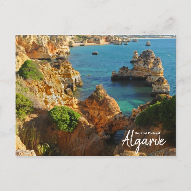 The Real Portugal-Ponta da Piedade, Algarve Postcard (Front)
