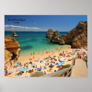 The Real Portugal-Praia do Camilo , Algarve Jigsaw Poster