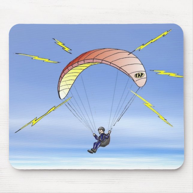 The Real Reason Paragliders Stay Up: Mouse Pad (Front)