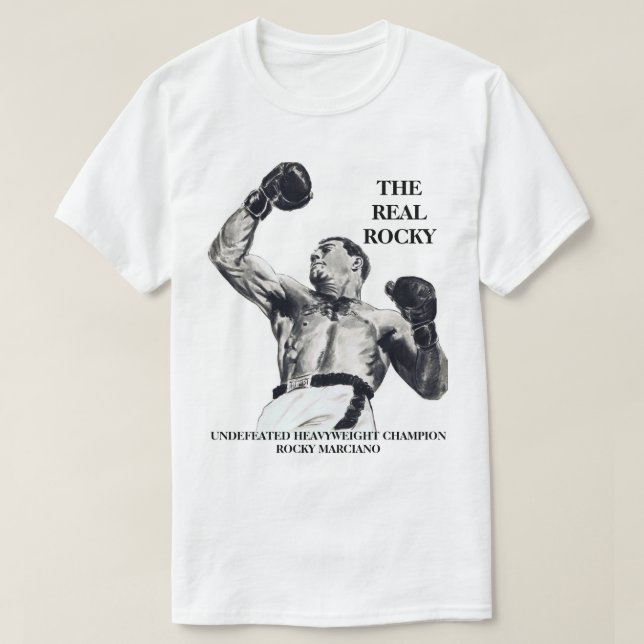THE REAL ROCKY "ROCKY MARCIANO" T-Shirt (Design Front)