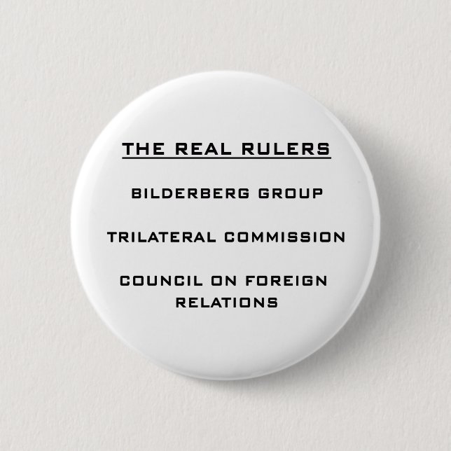 The Real Rulers 6 Cm Round Badge (Front)